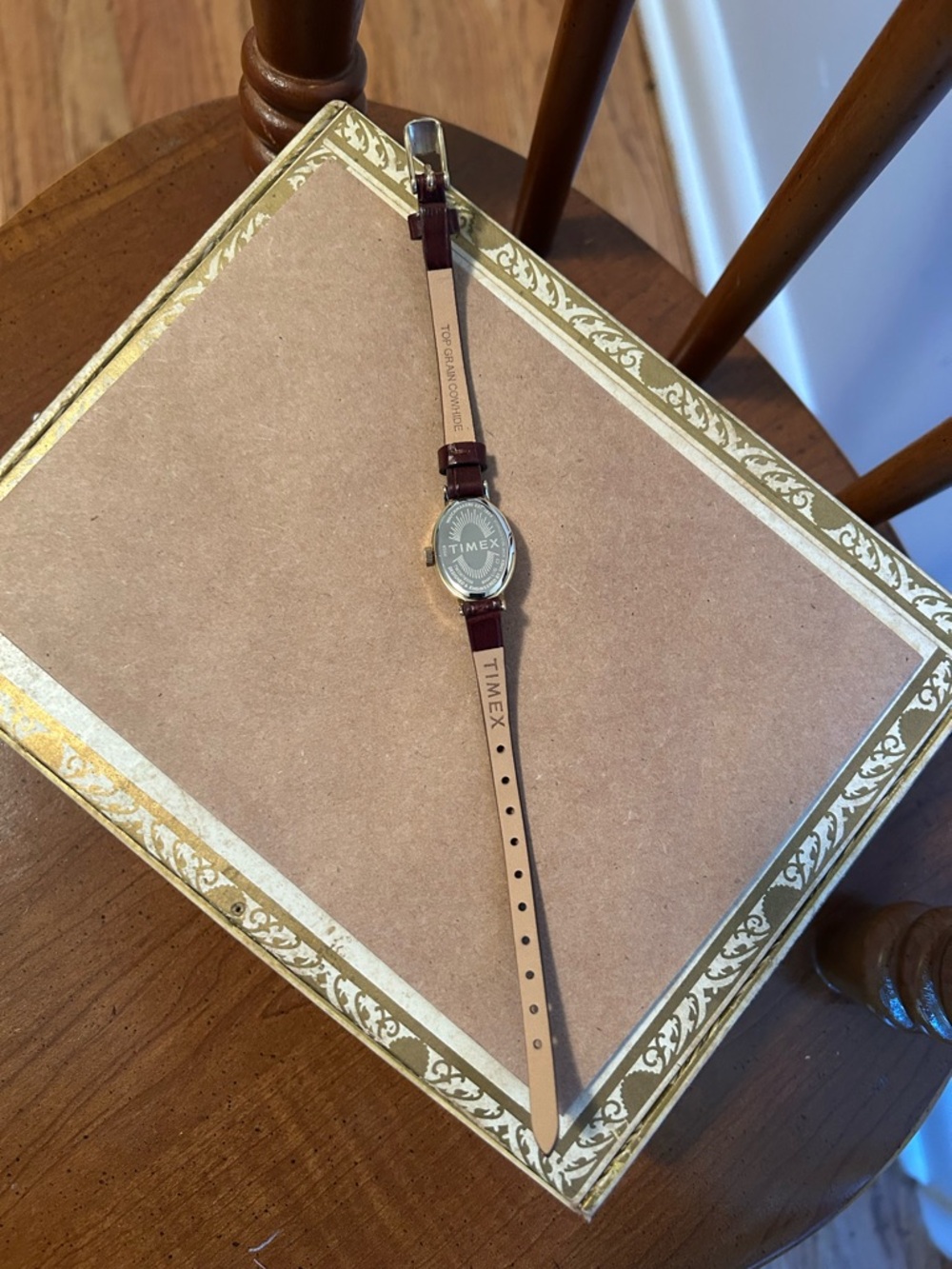 Timex Cavatina 19mm Brown & Gold - Picture 3 of 3